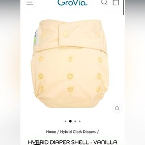 5 Grovia Hybrid Cloth diaper covers